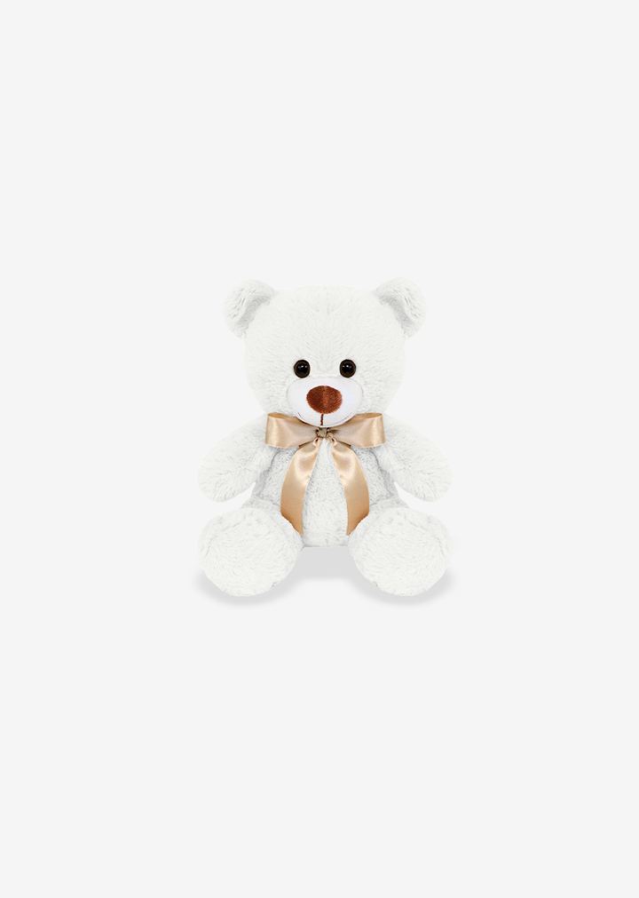 Oso de peluche blanco abrazable, perfecto como regalo, decoraciones, eventos,  baby showers y fiestas. 