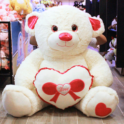Oso de peluche gigante, ideal para regalar en San Valentín. Tiendas regalos y mayoristas