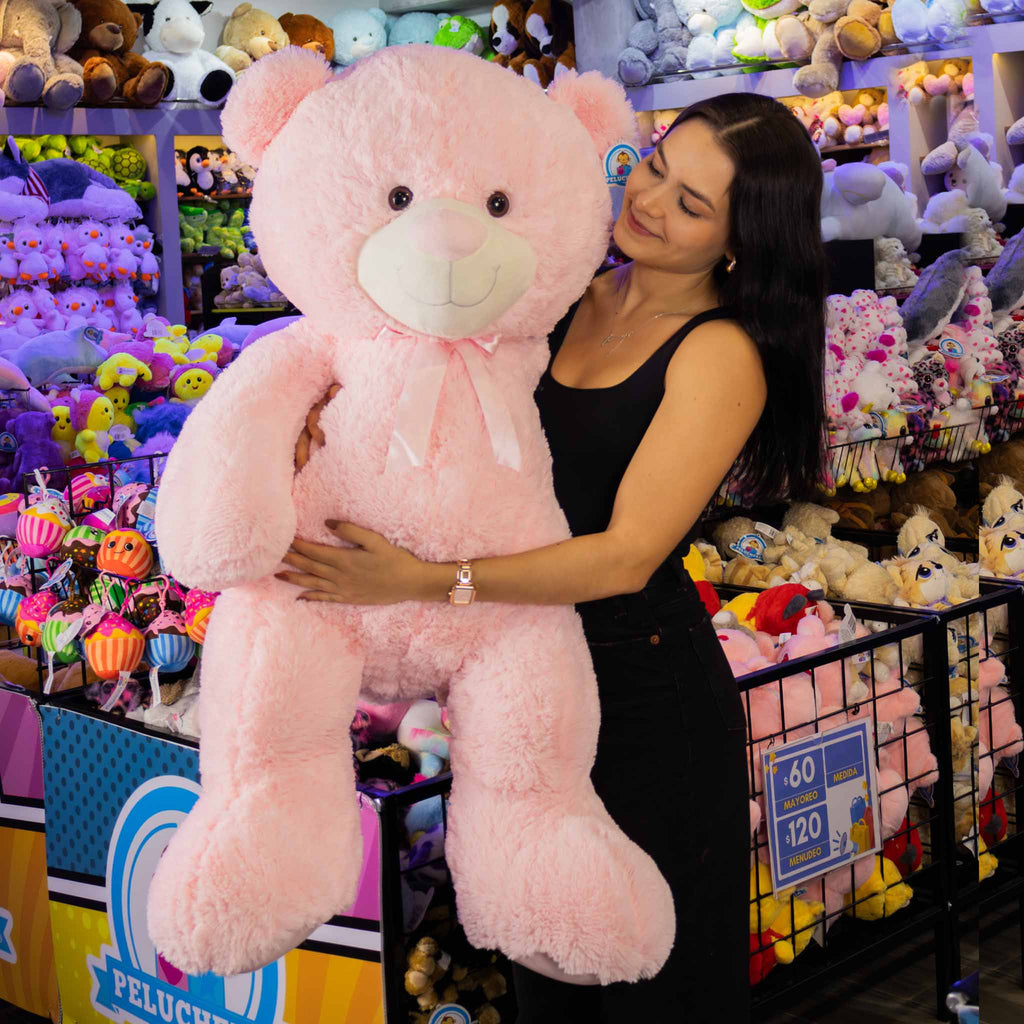 Oso de peluche gigante super suave y abrazable. Ideal para regalar, para eventos, baby showers y fiestas. 