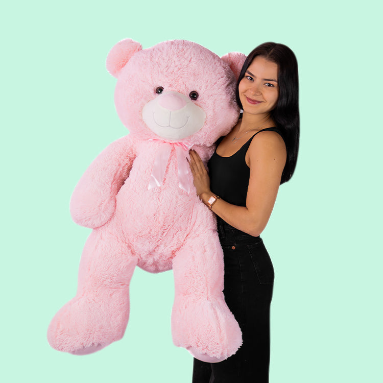 Oso de peluche gigante super suave y abrazable. Ideal para regalar, para eventos, baby showers y fiestas. 