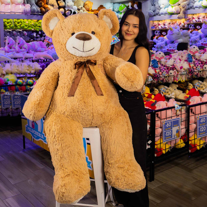 Oso de peluche gigante de 152 cm ideal para regalar o decorar en baby showers, eventos y fiestas