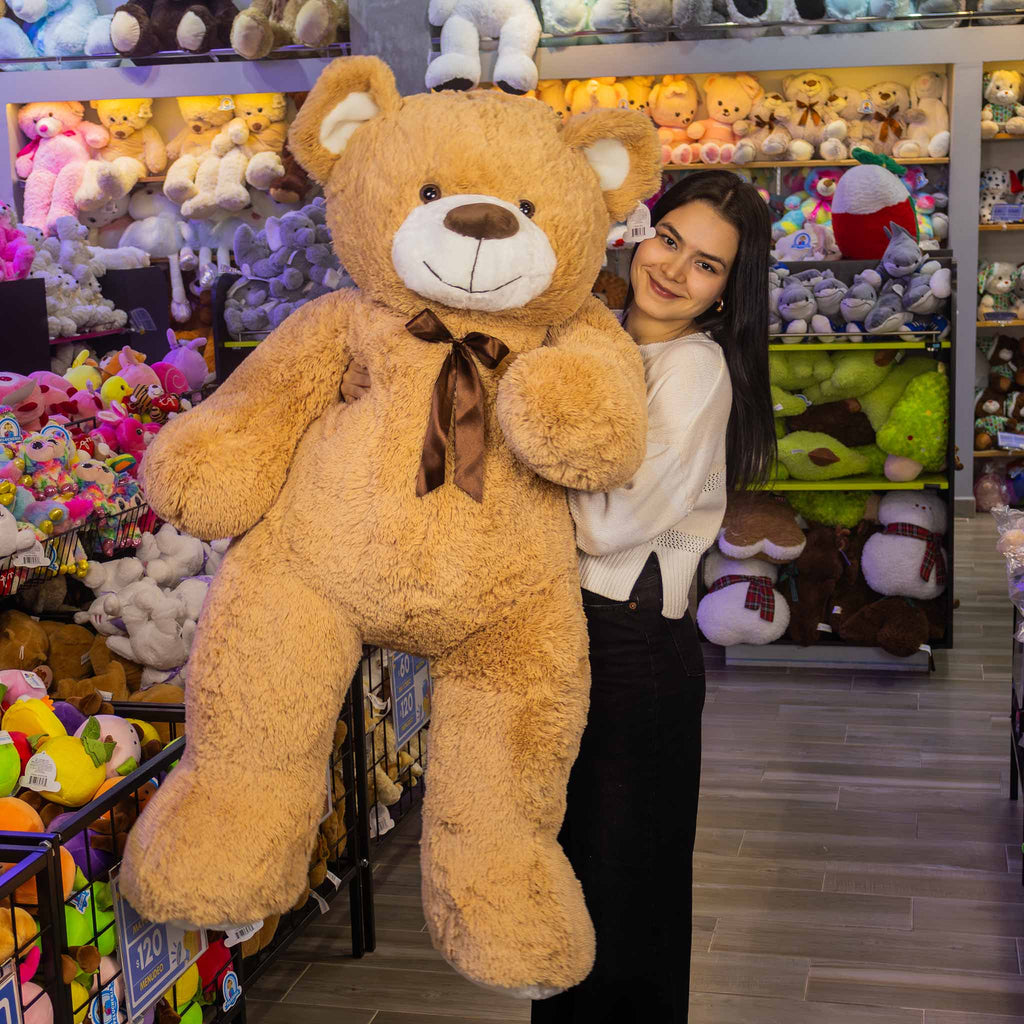 Oso de peluche gigante de 152 cm ideal para regalar o decorar en baby showers, eventos y fiestas