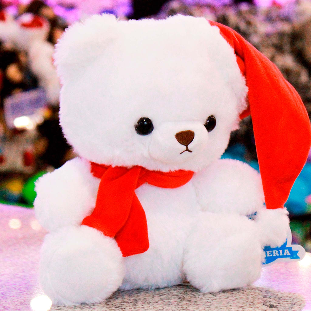 Oso de peluche de navidad calidad premium ultra suave y abrazable, ideal para las fiestas navideñas.