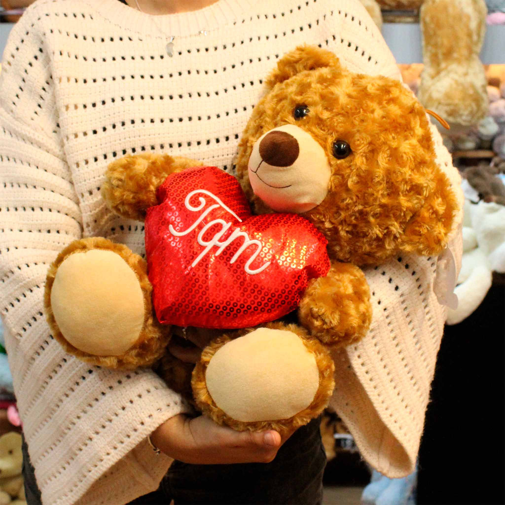 Oso de peluche con corazón para San Valentín , ideal para regalos