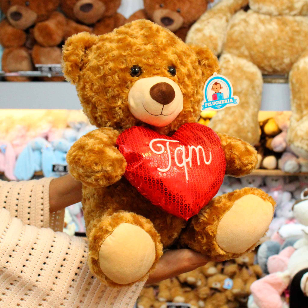 Oso de peluche con corazón para San Valentín , ideal para regalos