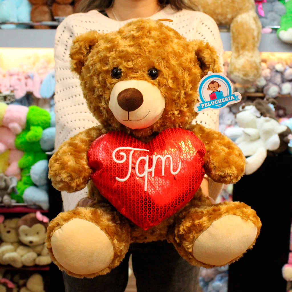 Oso de peluche con corazón para San Valentín , ideal para regalos