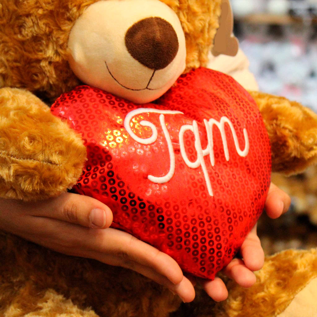 Oso de peluche con corazón para San Valentín , ideal para regalos