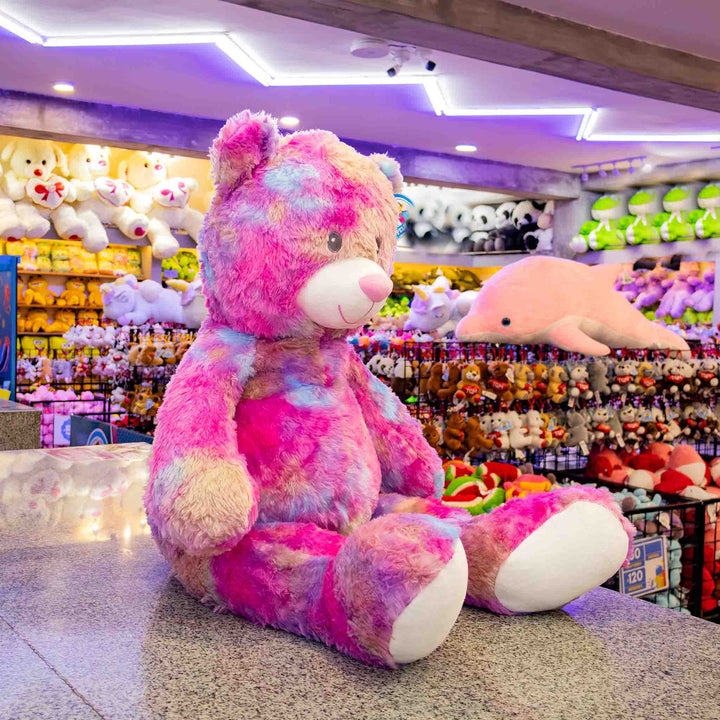 Oso de peluche Gigante Tiedye 100 cm - Pelucheria