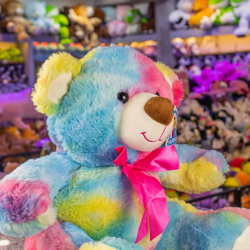 Osos de peluche al mayoreo, ideales para regalos, tiendas , eventos. Peluches de novedad con colores