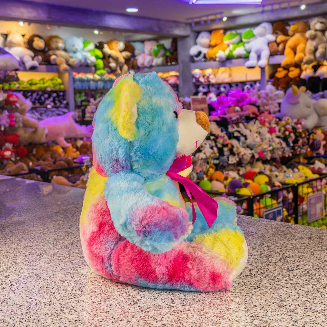 Oso de peluche colorido. Osos de peluche al mayoreo , tamaño perfecto para regalar