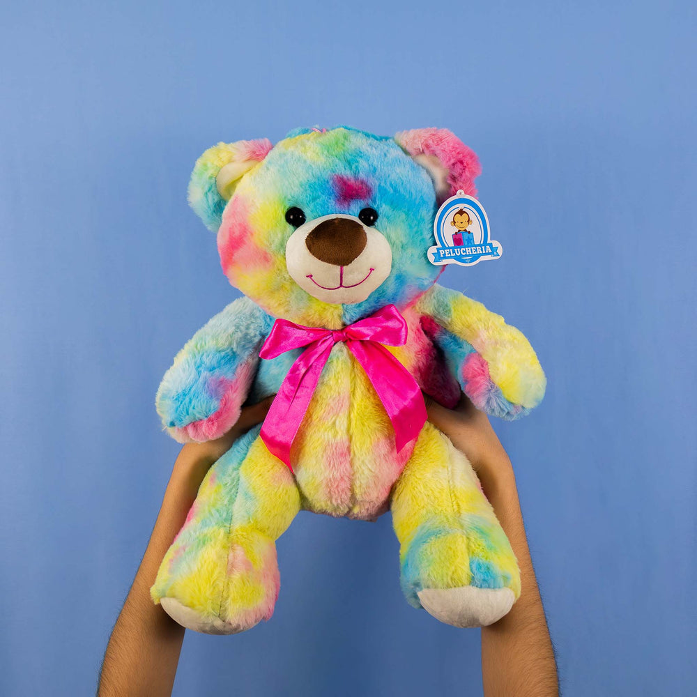 Oso de peluche colorido. Osos de peluche al mayoreo , tamaño perfecto para regalar
