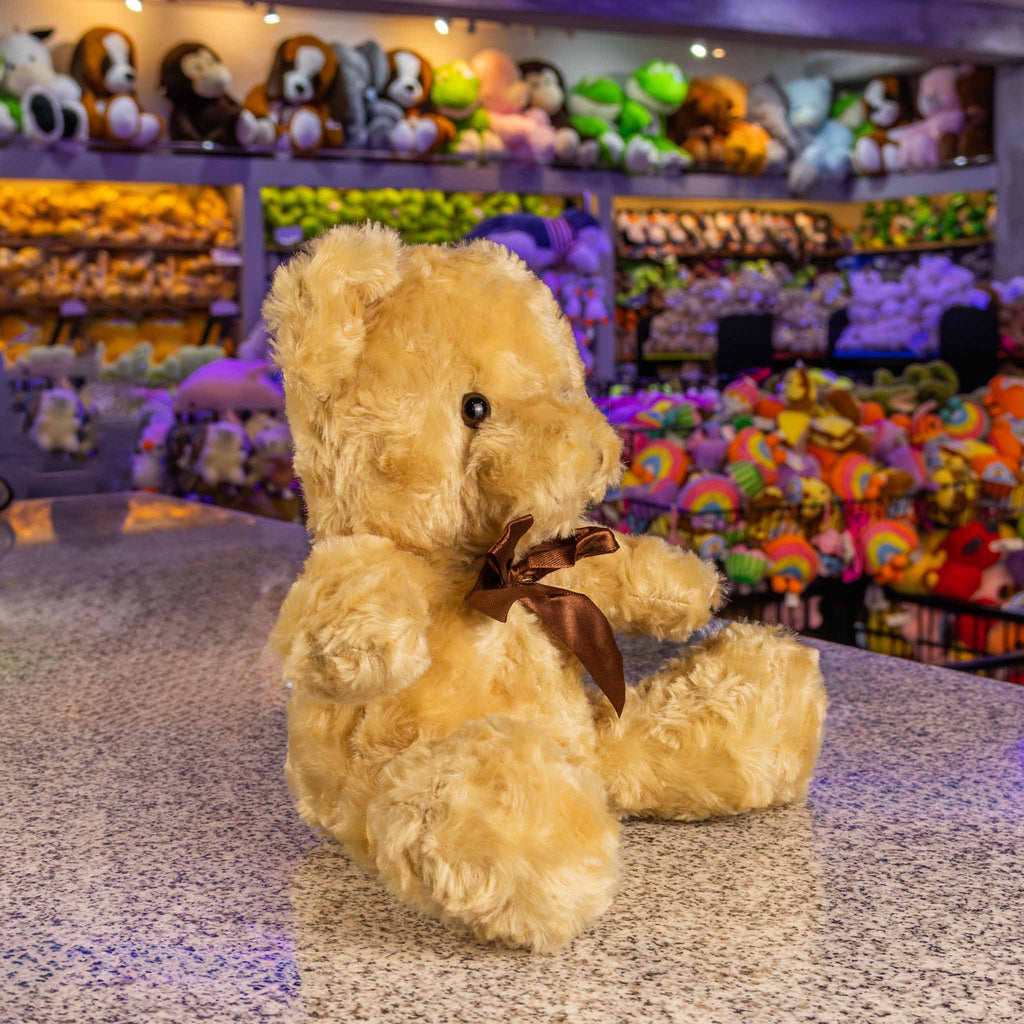 Oso de peluche café, variedad de modelos, ideales para tiendas de regalos