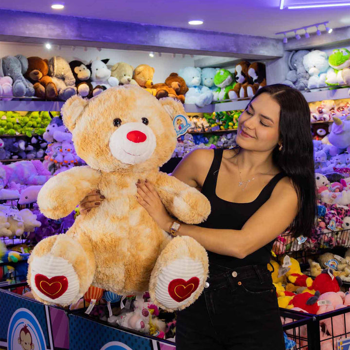 Oso de peluche gigante Rodo 60 cm , Osos de peluche gigante para regalar en San Valentín