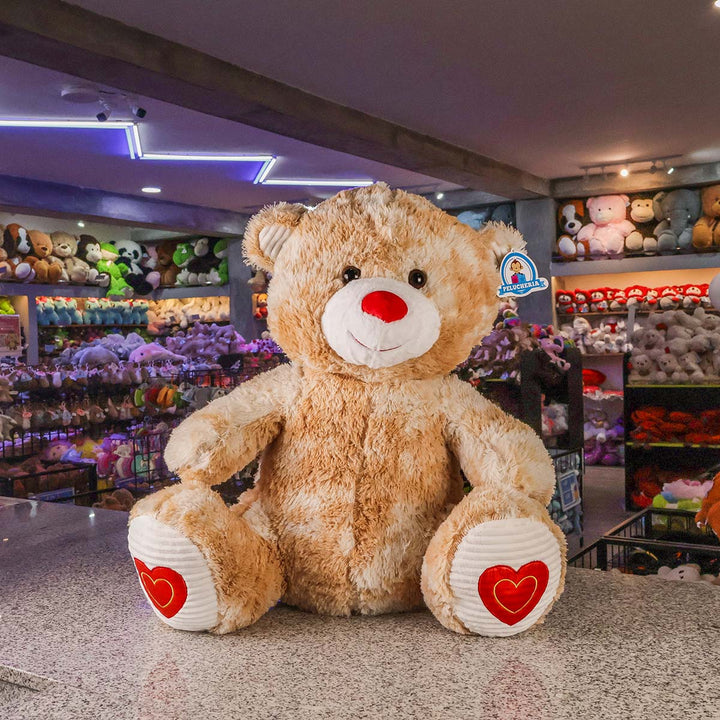 Oso de peluche gigante Rodo 60 cm , Osos de peluche gigante para regalar en San Valentín