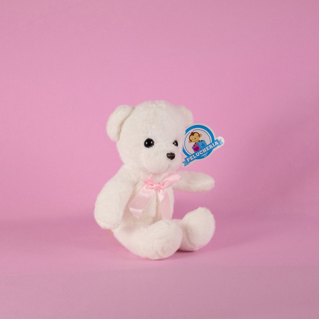 Osos de peluche en color blanco para eventos, decoraciones o mayoristas