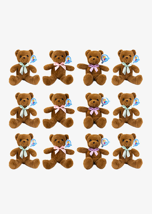 Osos de peluche en color café para eventos, decoraciones o mayoristas