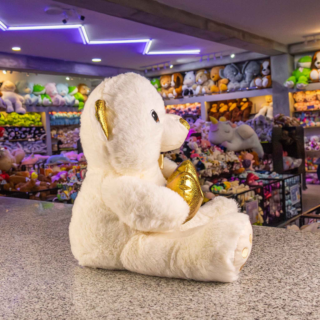 Osos de peluche al mayoreo para San Valentín, colores y detalles brillantes. Tiendas de regalos