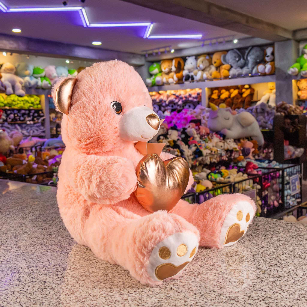 Osos de peluche al mayoreo para San Valentín, colores y detalles brillantes. Tiendas de regalos