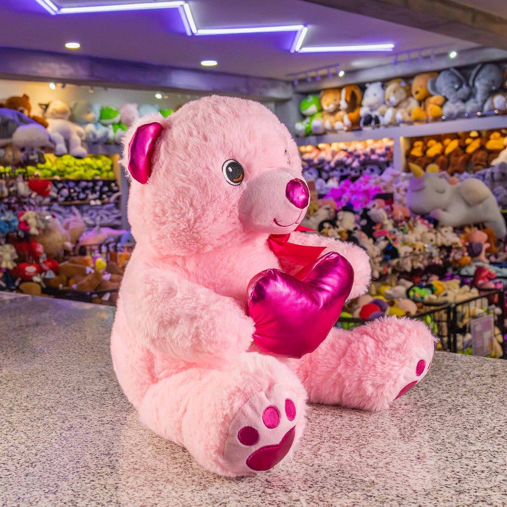Osos de peluche al mayoreo para San Valentín, colores y detalles brillantes. Tiendas de regalos