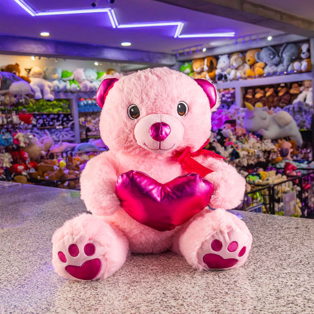 Osos de peluche al mayoreo para San Valentín, colores y detalles brillantes. Tiendas de regalos