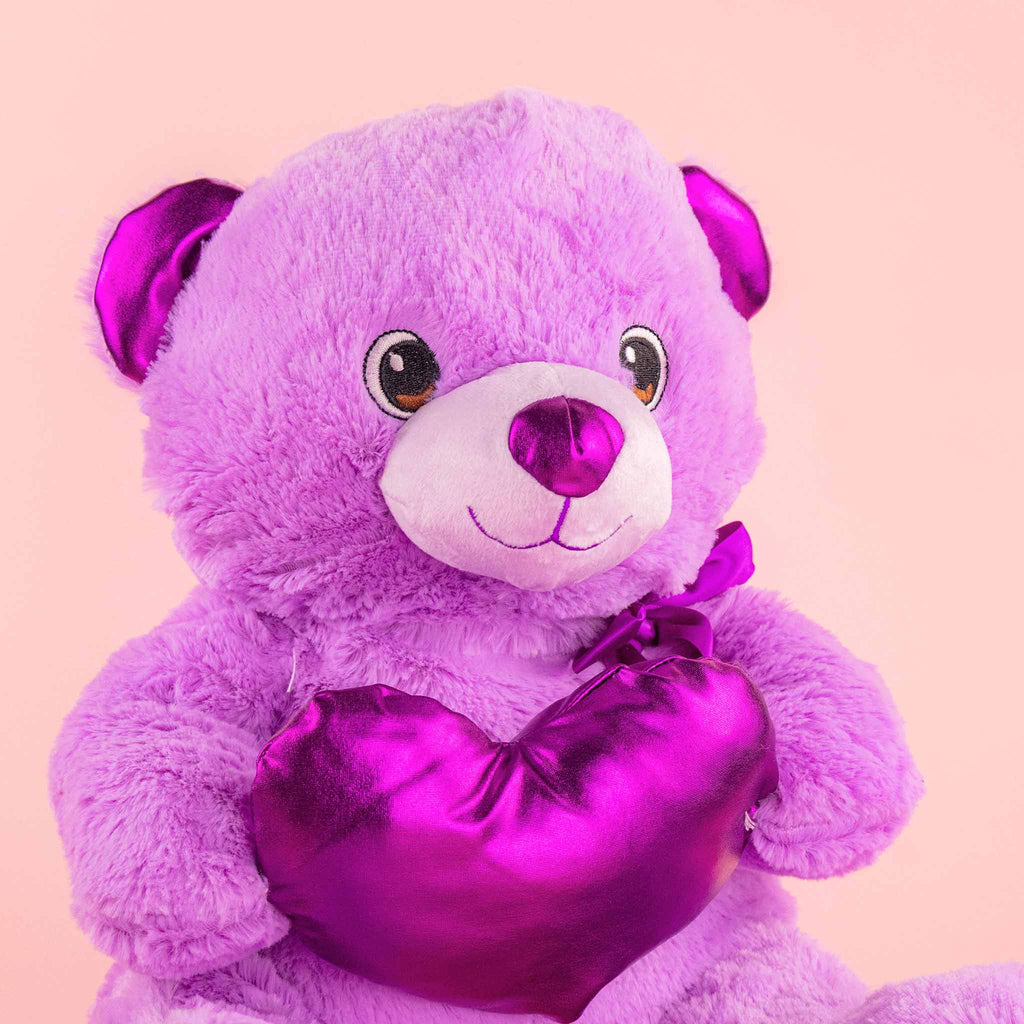 Osos de peluche al mayoreo para San Valentín, colores y detalles brillantes. Tiendas de regalos