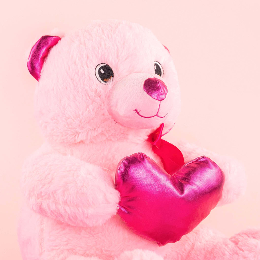 Osos de peluche al mayoreo para San Valentín, colores y detalles brillantes. Tiendas de regalos