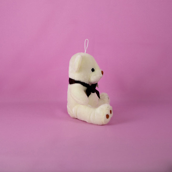 Osos de peluche al mayoreo en colores blanco y café, perfectos para decoración y eventos