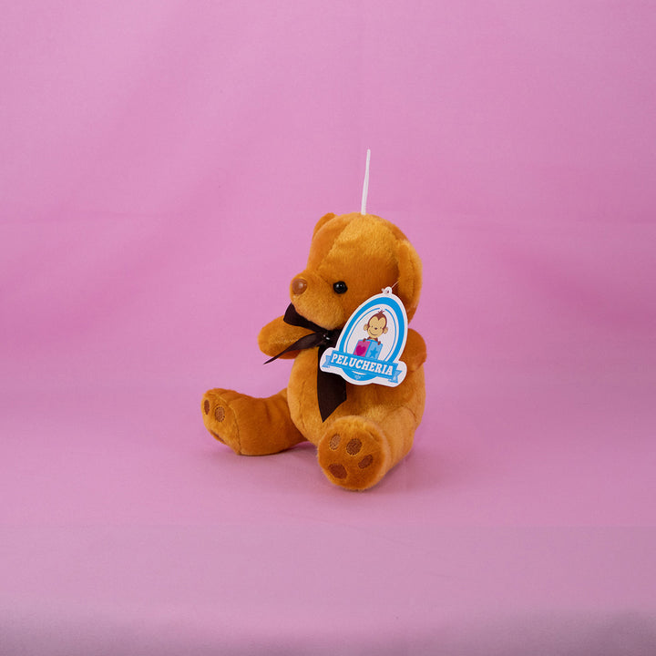 Osos de peluche al mayoreo en colores blanco y café, perfectos para decoración y eventos