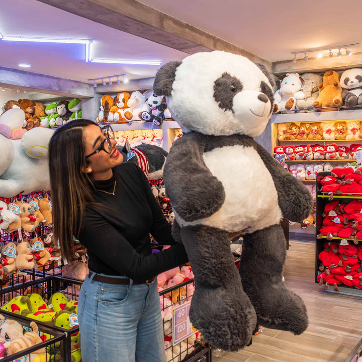 Oso Panda de peluche Gigante Chompón 120 cm, peluches gigantes para regalar o revender 