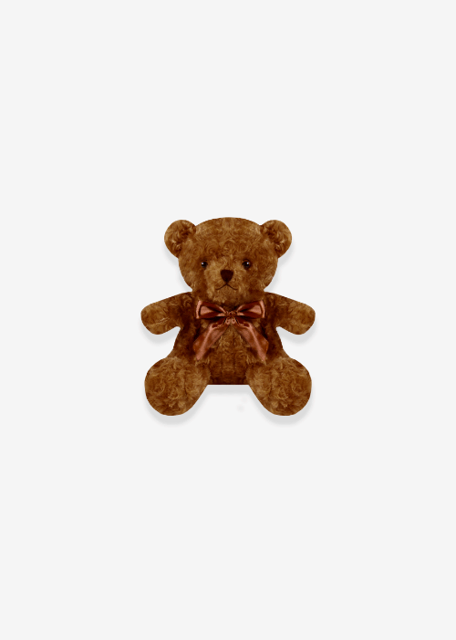 Oso de peluche adorable
