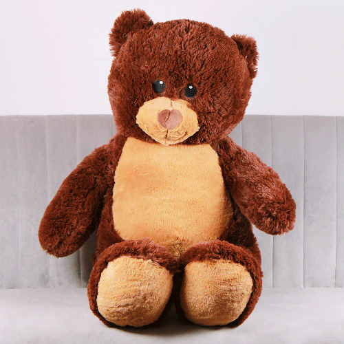 Oso de peluche color cafe Y586