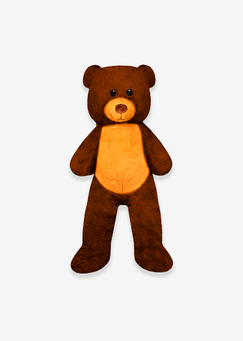 Oso de peluche color cafe Y586
