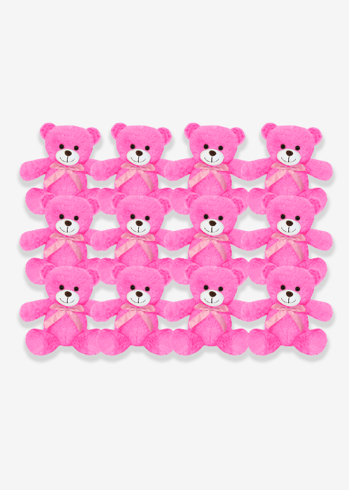Oso de peluche rosa