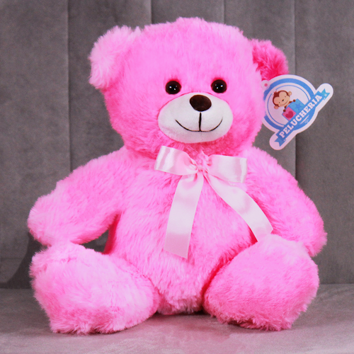 Oso de peluche rosa 