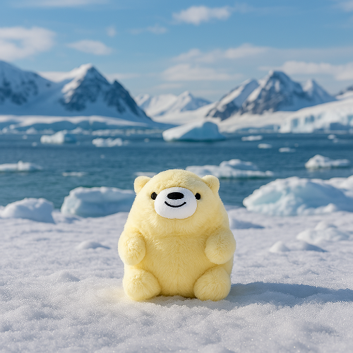 Oso polar de peluche Y533
