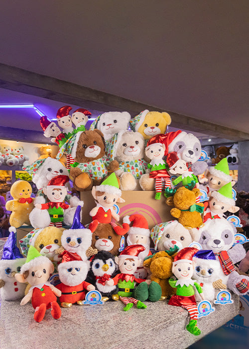 Peluches de navidad ideales para estas épocas, ideales para decoración, regalos , posadas. Peluches al mayoreo 