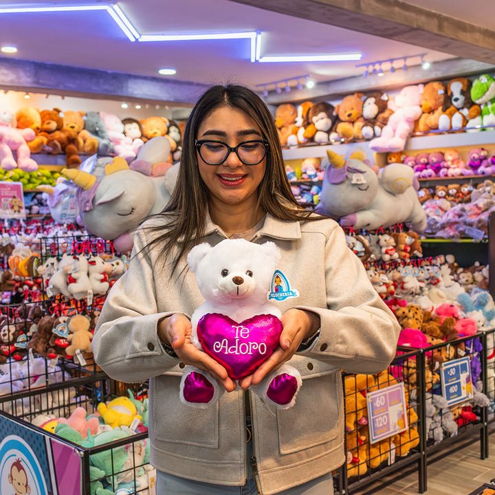 Osos de peluche al mayoreo para San Valentín , ideales para regalar, tiendas de regalos. Peluches con corazón amor