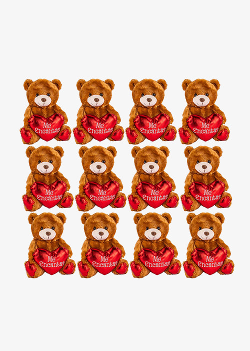 Osos de peluche al mayoreo para San Valentín , ideales para regalar, tiendas de regalos. Peluches con corazón amor