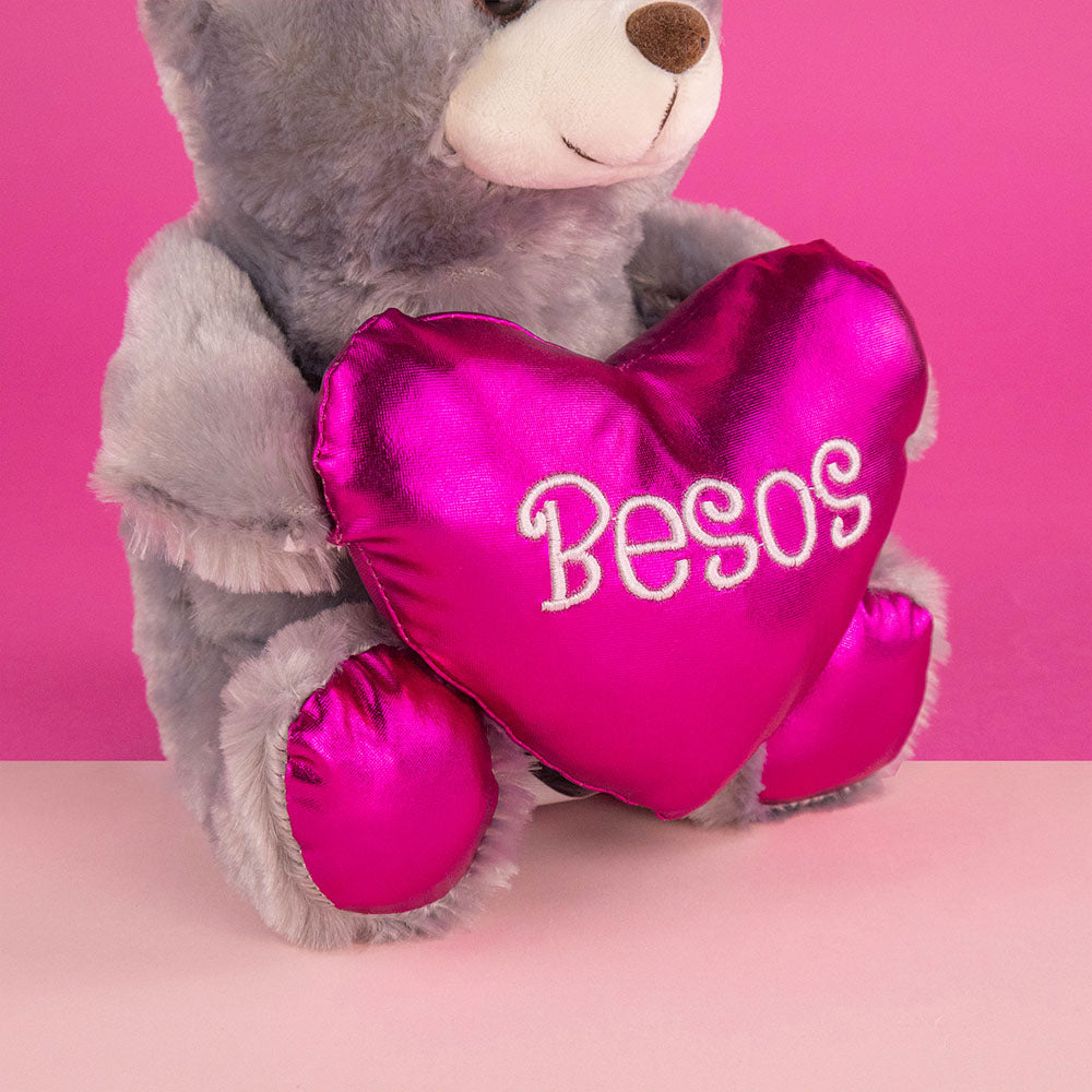 Osos de peluche al mayoreo para San Valentín , ideales para regalar, tiendas de regalos. Peluches con corazón amor