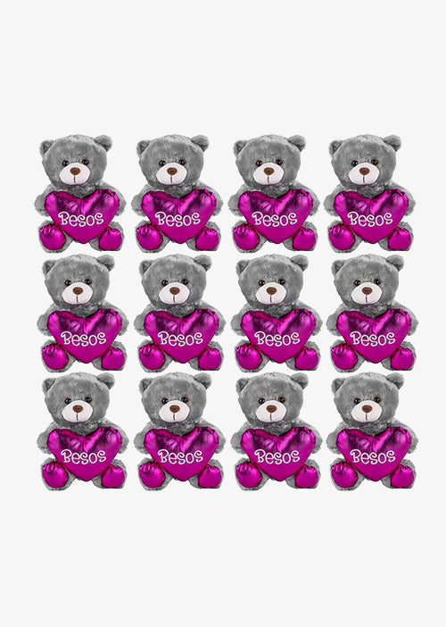 Osos de peluche al mayoreo para San Valentín , ideales para regalar, tiendas de regalos. Peluches con corazón amor