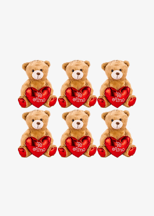 Osos de peluche al mayoreo para San Valentín , ideales para regalar, tiendas de regalos. Peluches con corazón amor