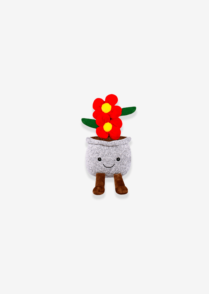 Planta Dalia de peluche. Ideal para mayoristas y tiendas de regalos