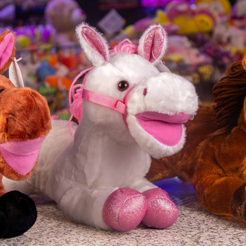 Peluche de caballo ultra suaves y abrazables. Ideal para los amantes de los animales.