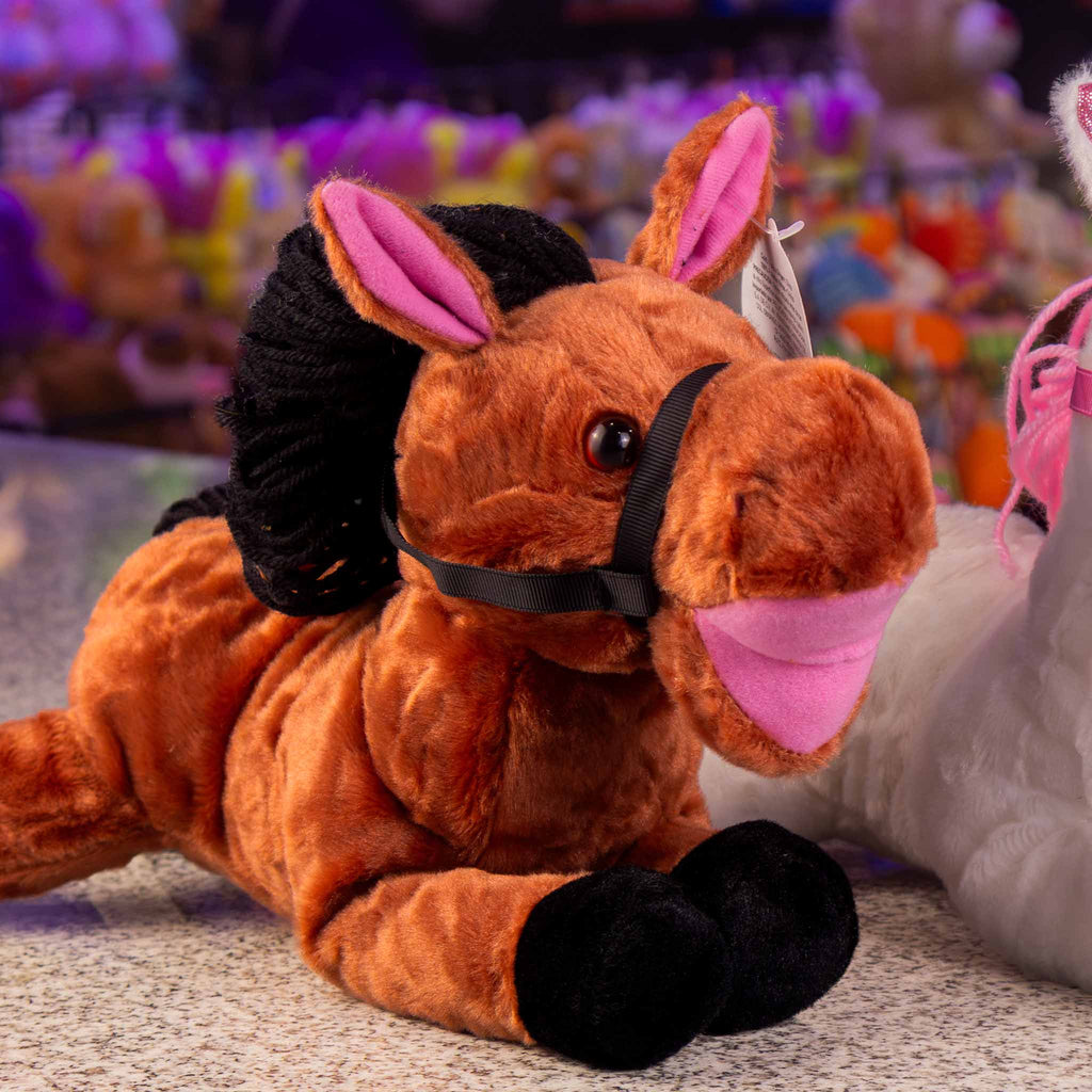 Peluche de caballo ultra suaves y abrazables. Ideal para los amantes de los animales.