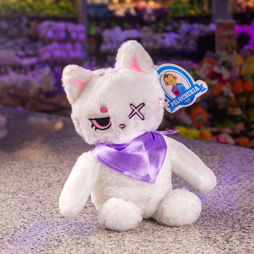 Gato de peluche al mayoreo. ideal para tiendas de regalos y distribuidores. Gran variedad y diseños únicos