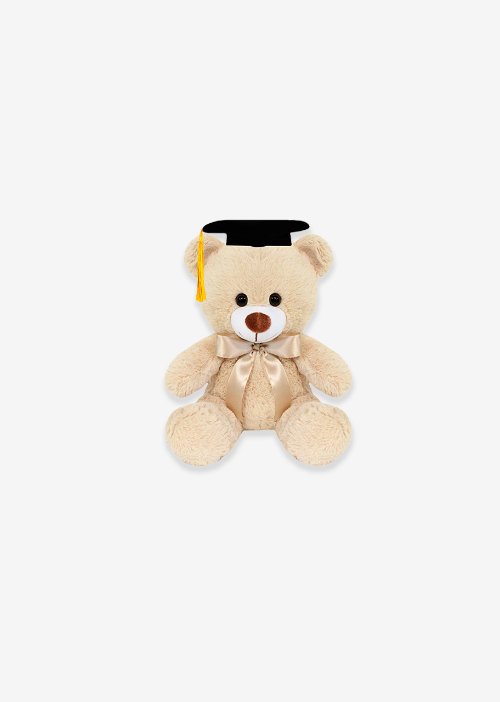Oso de peluche graduado, ideal para fiestas, graduaciones, eventos. Tiendas de regalos 