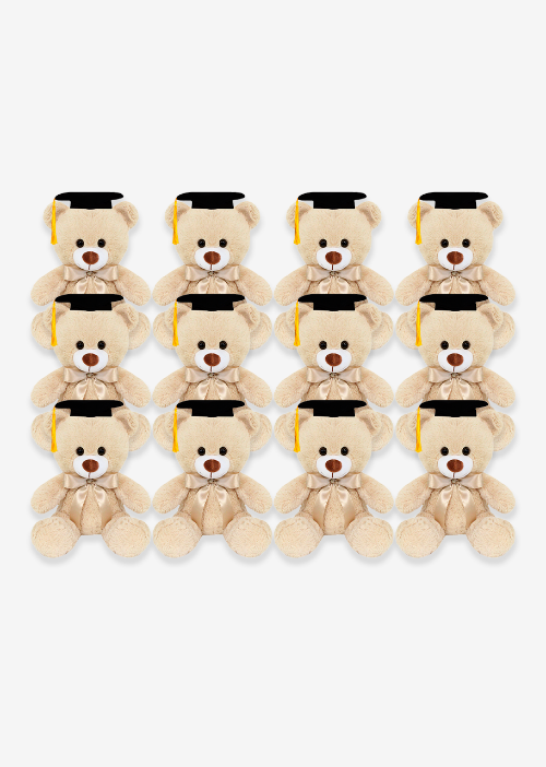 Oso de peluche graduado, ideal para fiestas, graduaciones, eventos. Tiendas de regalos 