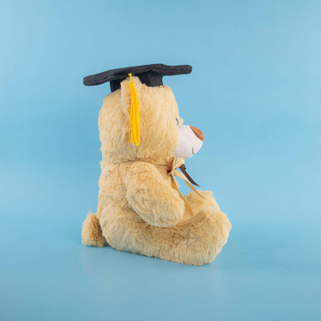 Oso de peluche graduado, ideal para fiestas, graduaciones, eventos. Tiendas de regalos 
