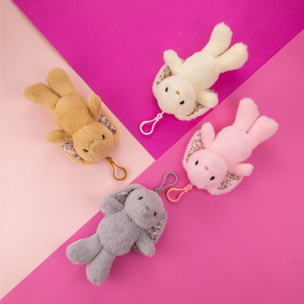 Llavero Conejo de peluche al mayoreo. ideal para tiendas de regalos y distribuidores