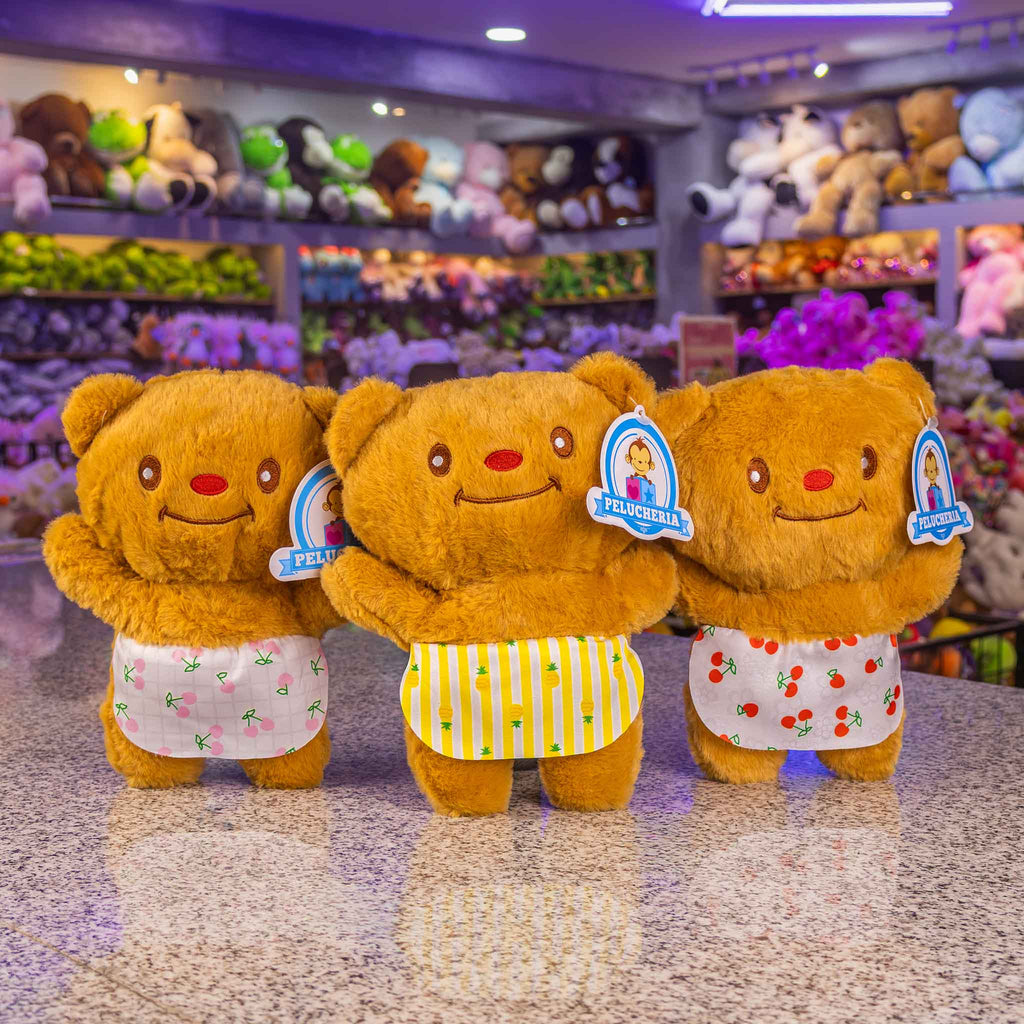 Osos calzoncitos de peluche ideal para tiendas de regalos y distribuidores. Gran variedad y diseños únicos